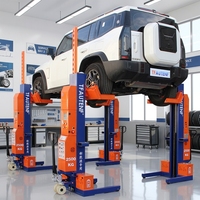 TFAUTENF 10T Hidrolik Mobil Kablosuz Kolon Kaldırıcı 4 Direkli Araç Lifti