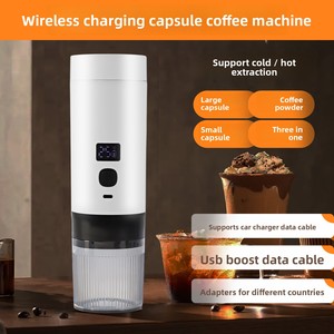 Macchina da Caffè Espresso Portatile Wireless con Riscaldamento Automatico, Macchina Elettrica per Caffè in Capsule per Viaggi, Auto e Attività all'Aperto - Product Image 2