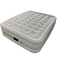 Lit d'air moderne de haute qualité, double gonflage, en PVC floqué, pliable, réversible, hypoallergénique, pour le camping en plein air, la maison et les voyages