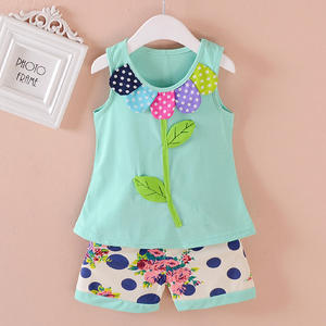 Proveedores Chinos de Conjuntos de Ropa de Verano para Bebés Niñas Recién Nacidas al por Mayor - Product Image 3