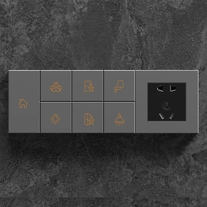 وصل حديثًا على الطراز الحديث لفندق المنزل 3 أزرار ، مفاتيح حائط للفندق والمنزل - Product Image 3