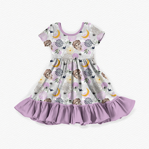 Casual Christmas Bamboo Pajamas Baby <strong>Dress</strong> Cartoon Pattern Bamboo Pajamas Character Custom Print Bamboo Pajamas - Product Image 3