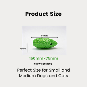 Juguete para Mascotas Ecológico con Forma de Melón Amargo de TPR, Juego de Olfateo, Almacenamiento de Alimentos, Juguete Molar, Entretenimiento Diario para Perros, Dispensador de Golosinas - Product Image 4