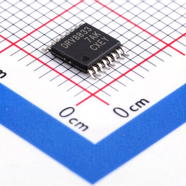Genuine DRV8833PWPR Dual H-Bridge Motor Driver IC 2.7-10.8V 1.5A PWM Control High Efficiency Compact Design