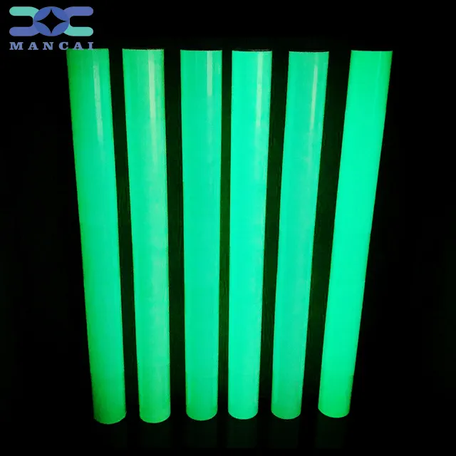 MANCAI Glow In The Dark Luminescent Emergency Exit Warning Glow In The Dark Film Photoluminescent Film For Safety Signage