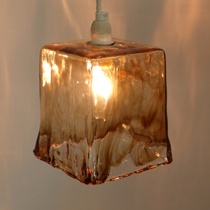 Wholesale Modern <strong>Square</strong> Caramel Chandelier Light <strong>Shade</strong> Blown Glass <strong>Lamp</strong> Covers <strong>Shades</strong> - Product Image 4