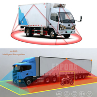 Sistem Kamera Kendaraan 3D 360 Panoramic AI BSD Peringatan Cerdas Mdvr Pabrik untuk Mobil, Sistem Kamera 4CH untuk Truk Pikap, Dash Cam