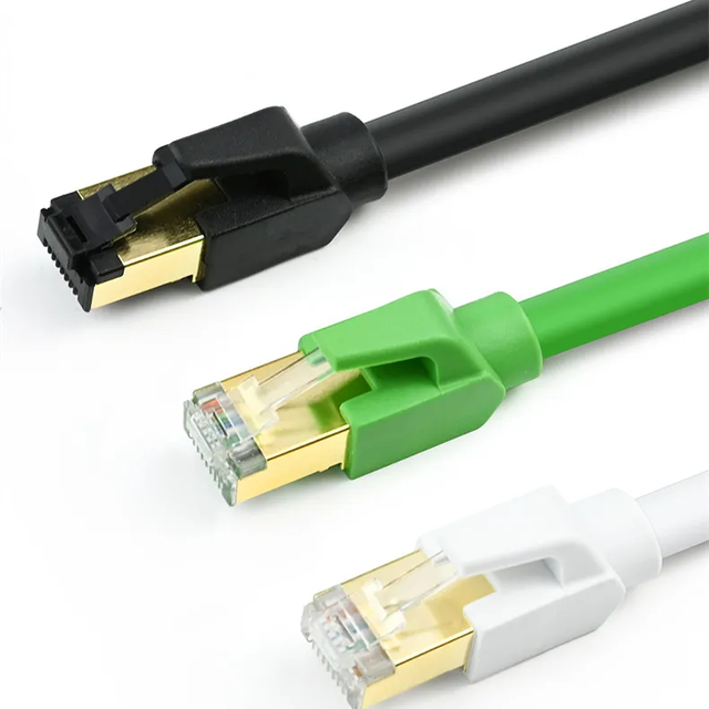 OEM Cat8 40Gbps FTP SFTP RJ45 8P8C Ethernet Network Jumper Cable Pure Copper Male Plug-and-Play Charging/Data Transfer Computer