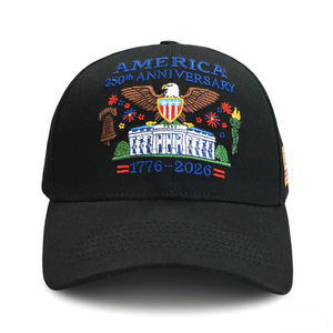 Gorra de Béisbol al por Mayor de Algodón con el Logotipo del 250 Aniversario de EE. UU. 1776-2026, Águila Patriótica, Bandera Americana Bordada, Deportiva, Unisex, para Adultos - Product Image 2