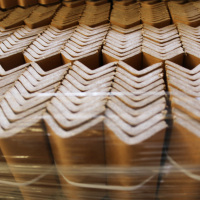 Protecteur d'angle en carton en forme de L Zhengxing pour palettes, protection de bords en papier kraft
