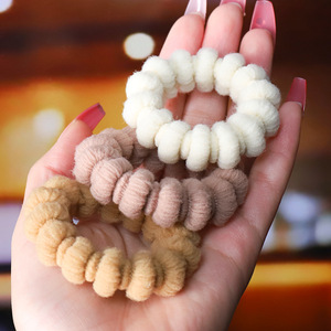 Bestseller Niedliche Flauschige Elastische Haargummis Ohne Haarschädigung Haarband für Kinder - Product Image 6