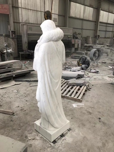 Factory High Quality Hand Custom Large <b>White</b> Marble Stone Jesus Good Sculpture Jesus Christ High-Quality Marble a - Product Image 5