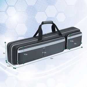 Sac de transport souple pour queues de billard, étanche, avec doubles bretelles, pour 4 queues et 4 fers, vente en gros usine BSCI - Product Image 3