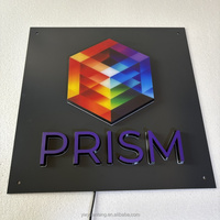 Enseigne publicitaire de marque pour magasins et spa Logo 3D personnalisé avec éclairage LED