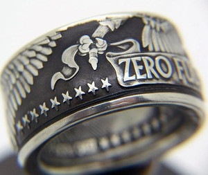 Punk Letter Alloy Unisex Ring Creative Alphabet Finger Jewelry For Daily Street Party Wear - Product Image 5