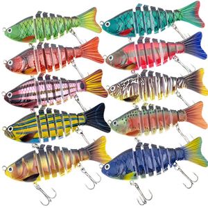 Señuelo Artificial de Plástico ABS Rígido Multiarticulado y Segmentado de 10cm-16g con Anzuelos para Pesca en Agua Salada y Pesca Oceánica desde Barco, Venta al Por Mayor - Product Image 4