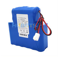 Pack de batteries au lithium ICR18650-4S4P 14,8 V 10,4 Ah pour Chauvet Freedom Par Hex Li-ion 14,8 V 10400 mAh, batterie d'éclairage de scène