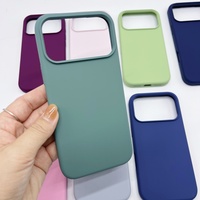 Coques de téléphone en silicone liquide en gros, personnalisables avec logo, plusieurs couleurs, pour iPhone 17 Pro Max avec aimant N52