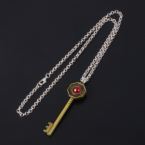 Collar de Anime con Colgante de Llave de Bronce de <span class=keywords><strong>Jotaro</strong></span> <span class=keywords><strong>Kujo</strong></span>, Estilo Vintage, para Hombre y Mujer - Product Image 4