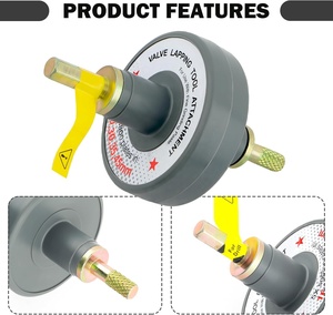Kit de Herramientas para Lapidar Válvulas Multicolor con 5 Adaptadores de Ventosa, Diseño Duradero, RPM Máx. 1000-1250, Herramienta de Reparación y Mantenimiento - Product Image 3