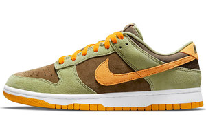 Zapatillas de Skateboarding Dunk Low Dusty Olive de Ante Sintético con Cordones y Amortiguación para Primavera - Product Image 1