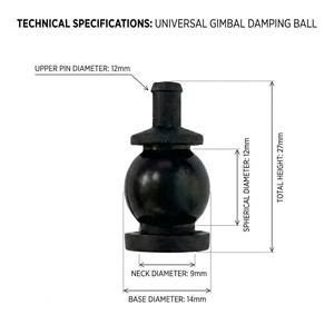 Bola de Amortiguación de Vibraciones Profesional Jacey para Drones <span class=keywords><strong>DJI</strong></span> Matrice 350, M300 RTK, M200, Inspire 2 y 3 - Product Image 1