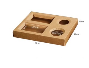 Boîte alimentaire jetable personnalisable en papier kraft, finition mate, pour emballage de shawarma, frites et repas – Meilleures ventes - Product Image 5