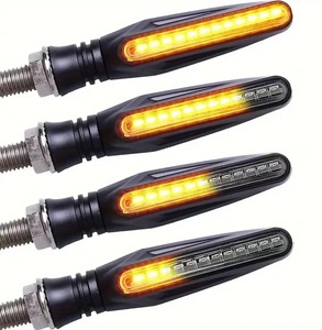 <span class=keywords><strong>Feux</strong></span> <span class=keywords><strong>de</strong></span> signalisation séquentiels à LED bicolores universels 12V pour <span class=keywords><strong>moto</strong></span>, <span class=keywords><strong>feux</strong></span> <span class=keywords><strong>de</strong></span> <span class=keywords><strong>jour</strong></span> avec fonction clignotante - Product Image 2