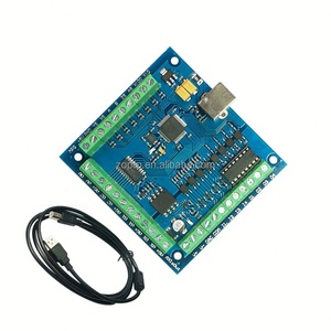 การ์ดควบคุมการเคลื่อนที่ Mach3 12-24V 100KHz รองรับตำแหน่งที่จำกัด การ์ดควบคุมการเคลื่อนที่แบบ USB 4 แกน การ์ดควบคุม CNC MACH3 - Product Image 2