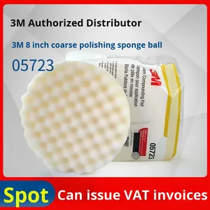 Disque <span class=keywords><strong>de</strong></span> ponçage en mousse <span class=keywords><strong>3M</strong></span> 05723 <span class=keywords><strong>de</strong></span> 8 pouces, <span class=keywords><strong>tampon</strong></span> en éponge à haute résilience pour le <span class=keywords><strong>polissage</strong></span> automobile, dos à boucles et crochets, film TPU personnalisable OEM - Product Image 5