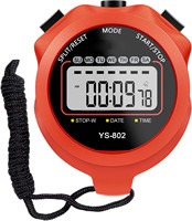 Chronomètre numérique avec fonction compte-tours et alarme, grand écran, idéal pour les entraîneurs sportifs, la natation et la course à pied