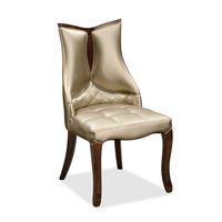 Cadre de chaise en bois non fini de style français Cadre de salle à manger en bois pour meubles en bois massif