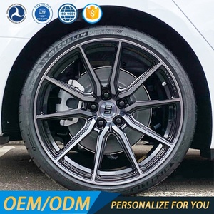 Rines Cóncavos de Doble Tinte Gris Metálico, Forjados a Medida, de 18-24 Pulgadas para Autos BMW, Audi y Mercedes - Product Image 1