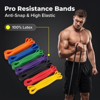 Bandas de Resistencia Multifuncionales Personalizadas, Mini Bandas de TPE Gruesas y Ligeras para Yoga, Fitness, Entrenamiento de Fuerza en Tobillos, Ejercicios Portátiles