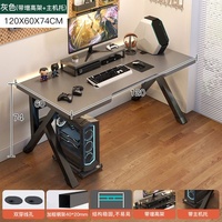 Vente directe d'usine GEDO, tables en MDF de haute qualité, sur mesure, avec pieds en forme de C, bureau d'ordinateur pour étudiants, bureau de jeu