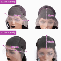 Pelucas de Cabello Humano Liso Natural Vietnamita con Encaje Frontal HD Transparente 13x6 13x4 para Mujeres Negras