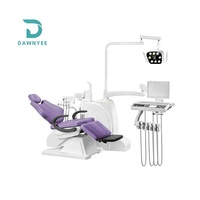 Fauteuil dentaire de luxe à 3 plis de haute qualité, unité dentaire implantaire, ensemble complet avec radiographie