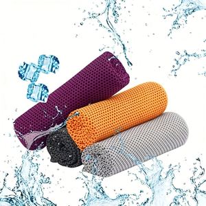Serviette rafraîchissante instantanée en microfibre douce et respirante, anti-transpiration, pour le sport en extérieur, personnalisable - Product Image 1
