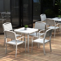 Chaise de bureau Simple en fer blanc, style nordique, pour salon de thé au lait, Table et chaise d'extérieur, cour et balcon