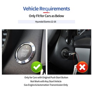 Plug and Play <b>Remote</b> Starter Kit for Hyundai Elantra 2012-2016 Push Button Start Gasoline Vehicle Only - Product Image 5