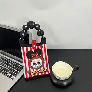 2025 femmes mignon dessin animé sac à bandoulière en gros sacs à main tricotés sacs fourre-tout Crochet Mini embrayages sac à main - Product Image 4