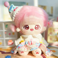 Douze constellations petits enfants mignon en peluche anime bébé coton poupée fille vêtements faits à la main poupée en peluche kawaii poupées coton