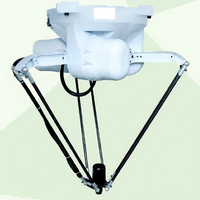 Machine d'emballage de caisses robotisée Delta, bras robotisé automatique de préhension et de placement, chargeur par le haut, emballage de caisses robotisé parallèle