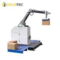 Mesin Palletizer Robot Otomatis Goldtec 25kg Sistem Palletizing Kolaboratif Cobot Palletizer Otomatis