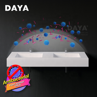 Lavabo portable en résine acrylique, pour salon de coiffure, vasque pour les mains, pour salle de bains