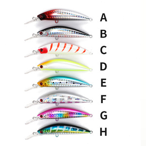 Leurre coulant phosphorescent 15 couleurs, imitation bionique dure, appât artificiel en plastique, hameçons pour la pêche en mer et en rivière, 7cm 16g - Product Image 2