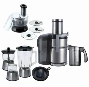 Multifungsi 4 In 1 Besar Mulut Wortel Sayuran Juicer Blender Segar Komersial Buah Juicer Mesin Extractor