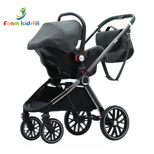 Passeggino Multifunzionale con Culla, Passeggino per Neonati con Posizione Seduta o Sdraiata, Passeggino per Bambini con Vista Panoramica - Product Image 4