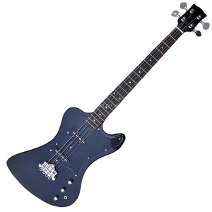 Basso Elettrico Flyoung Nero Dalla Forma Insolita a <span class=keywords><strong>4</strong></span> <span class=keywords><strong>Corde</strong></span>, Chitarra Basso Elettrico con Tastiera in Palissandro - Product Image 1