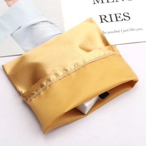 Wholesale Drawstring Hair Packing Extension Wig <strong>Bag</strong> Satin Pouch Custom Promotion Gift <strong>Lingerie</strong> <strong>Storage</strong> Slik <strong>Bag</strong> - Product Image 4